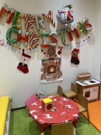 【キッズコーナー】クリスマス仕様にしました☆